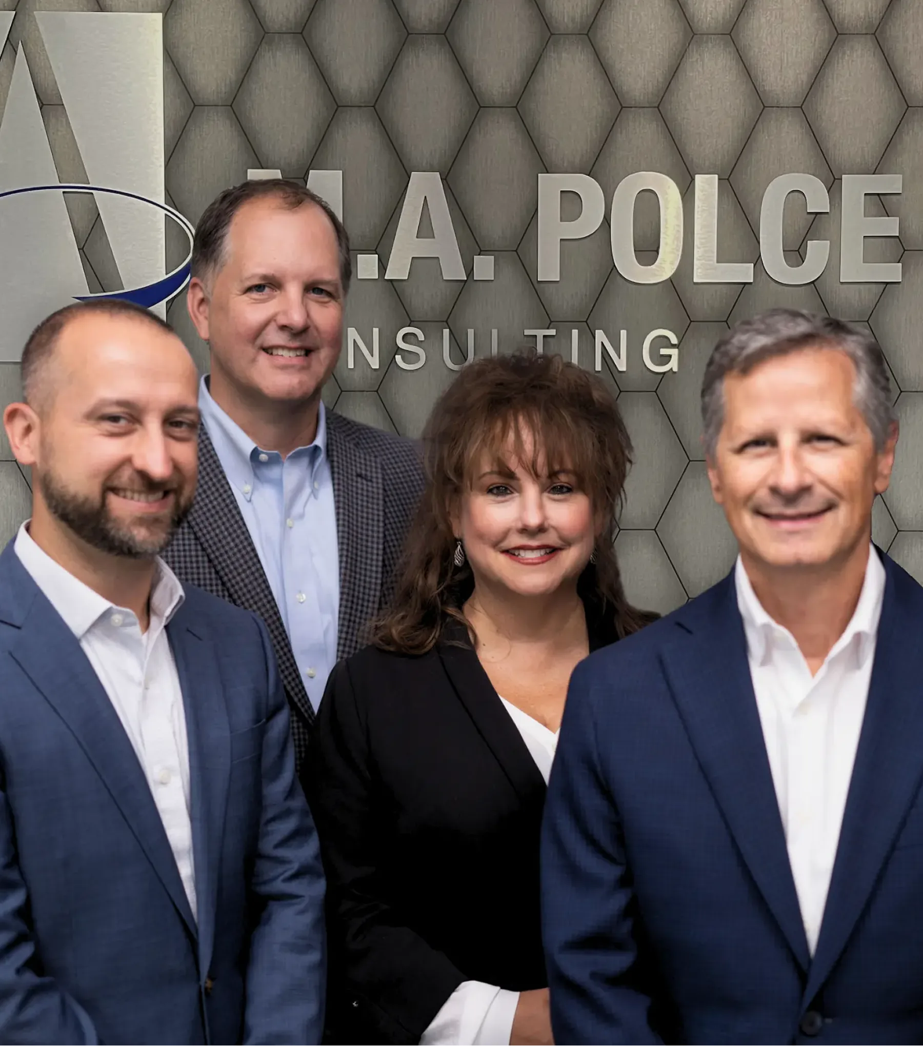 The M. A. Polce leadership team at the company office